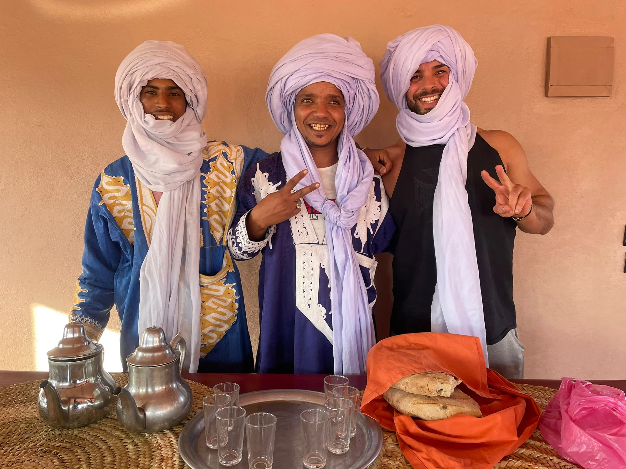 Un encuentro entre colaboradores locales en Marruecos